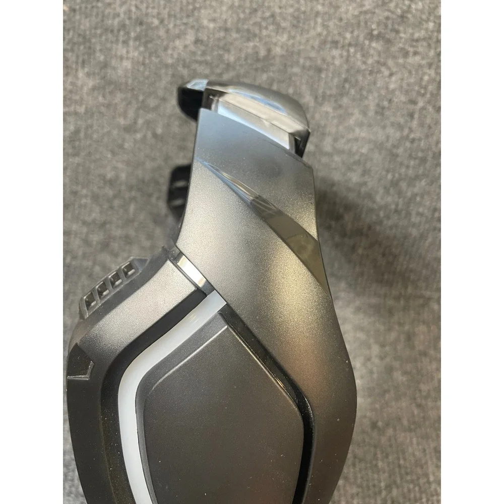 Wired Gaming Headset with Microphone LED Light USB 3.5mm Jack Black ZE091620